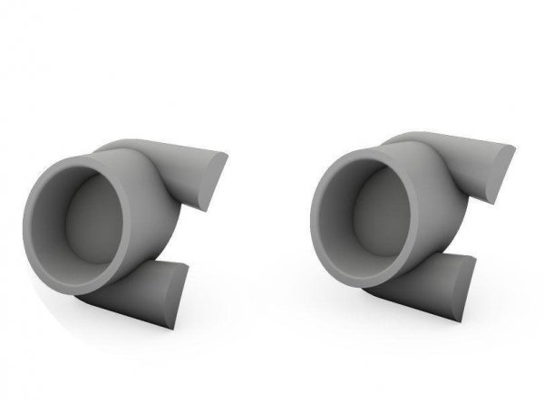 CMK Q48373 Reggiane Re 2000 Exhausts 1/48