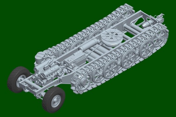 Trumpeter 09575 Schwerer Zugkraftwagen 18 t Sd.Kfz.9 Artillery Version 1/35