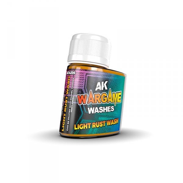 AK Interactive AK14206 LIGHT RUST WASH – WARGAME SERIES 35ml