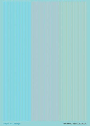 Techmod 32032 - Stripes for Lozenge (1:32)