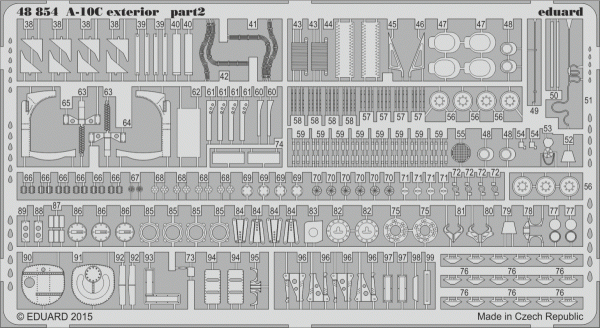 Eduard 48854 A-10C exterior 1/48 ITALERI