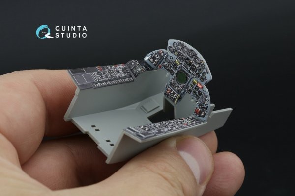 Quinta Studio QD32247 F-104C 3D-Printed &amp; coloured Interior on decal paper (Italeri) 1/32