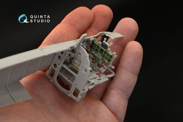 Quinta Studio QD32027 A6M5 (Nakajima prod.) 3D-Printed &amp; coloured Interior on decal paper (for Tamiya kit) 1/32