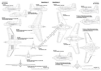 Kagero 7117 The Messerschmitt Me 163 Komet EN/PL