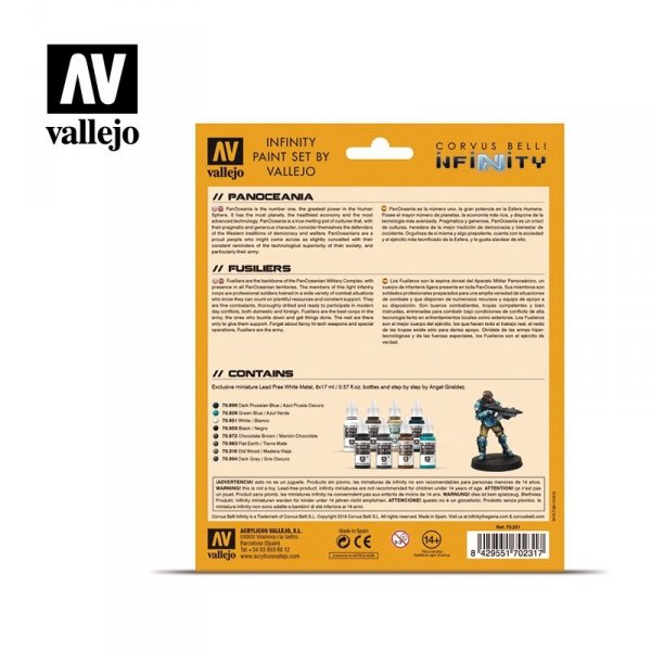 Vallejo 70231 Panoceania Set 8x17ml