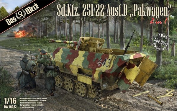 Das Werk DW16022 Sd.Kfz. 251/22 Pakwagen