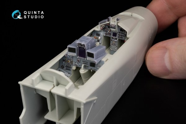 Quinta Studio QD+48263 Tornado GR.4 3D-Printed &amp; coloured Interior on decal paper (Revell) (with 3D-printed resin parts) 1/48