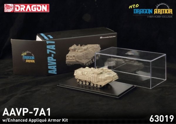 Dragon Armor 63019 AAVP-7A1 w/Enhanced Applique Armor Kit  1/72