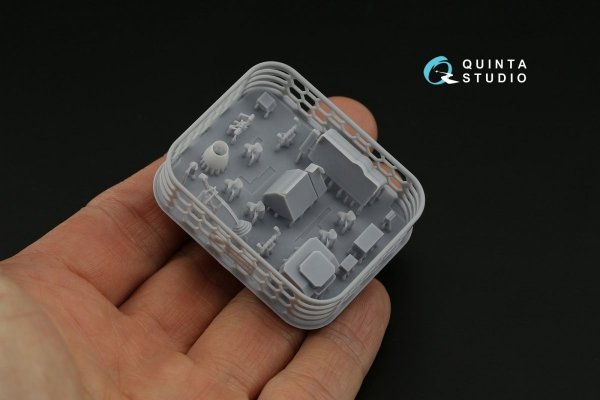 Quinta Studio QD+48357 Ka-27PL Military version 3D-Printed &amp; coloured Interior on decal paper (Hobby Boss) (with 3D-printed resin parts) 1/48