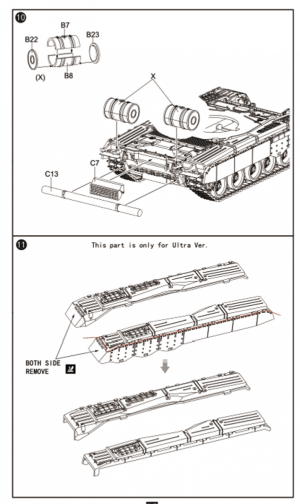Modelcollect UA72193 Soviet T-80 Main Battle Tank 1970S-1990S N in1 1/72