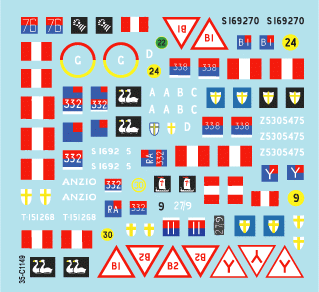 Star Decals 35-C1149 Royal Artillery in Italy 1943-45 1/35