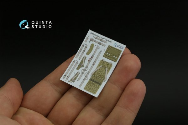 Quinta Studio QD35110 Mi-17 3D-Printed coloured Interior on decal paper (Trumpeter) 1/35