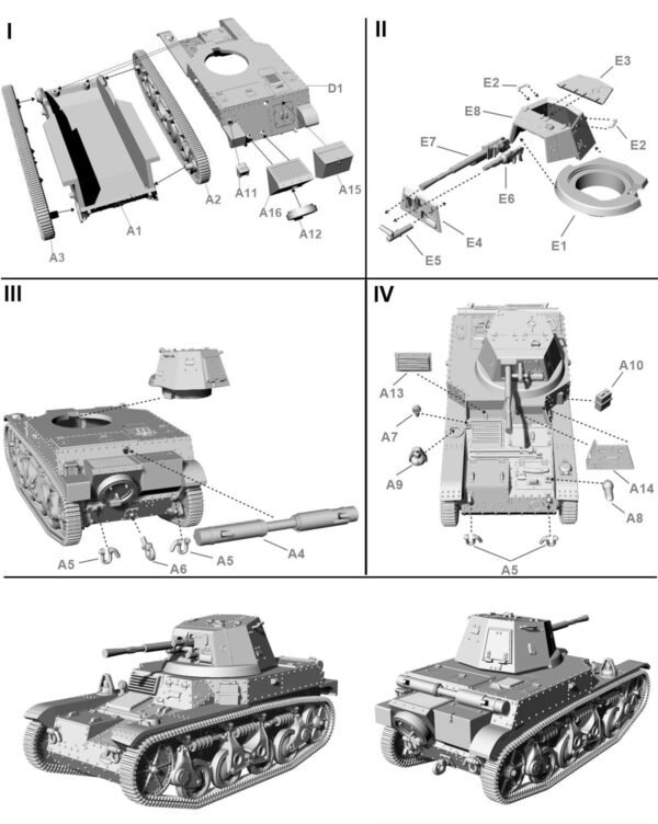 First To Fight PL118 - Francuski lekki czołg rozpoznawczy AMR 35 ZT2 1/72