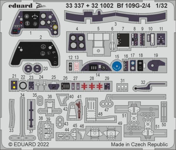 Eduard 321002 Bf 109G-2/4 REVELL 1/32