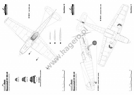 Kagero 3044 Messerschmitt Bf 109 A-D (EN)