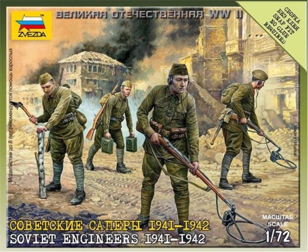 Zvezda 6108 Soviet Engineers 1941-1942 (1:72)