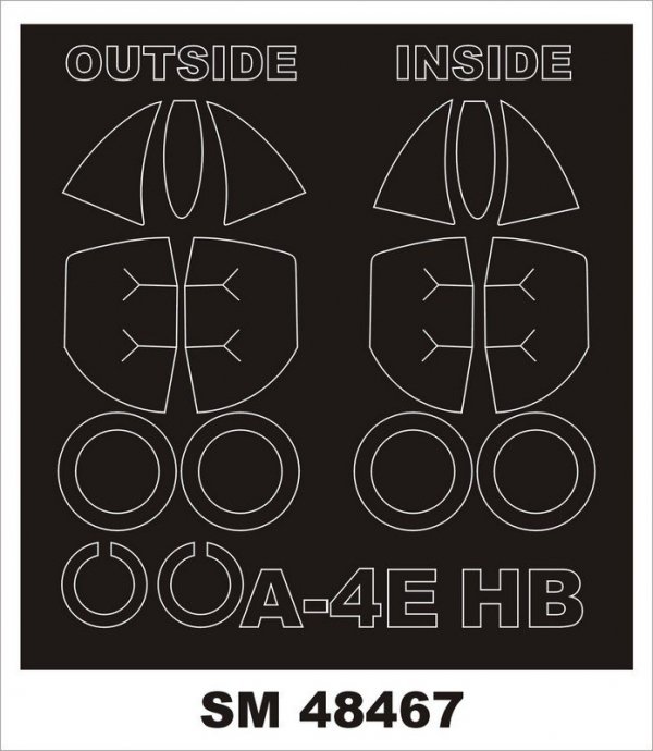 Montex SM48467 A-4E HOBBY BOSS 1/48