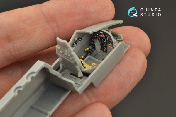 Quinta Studio QD48271 Hs 129B-2 3D-Printed &amp; coloured Interior on decal paper (Hasegawa) 1/48