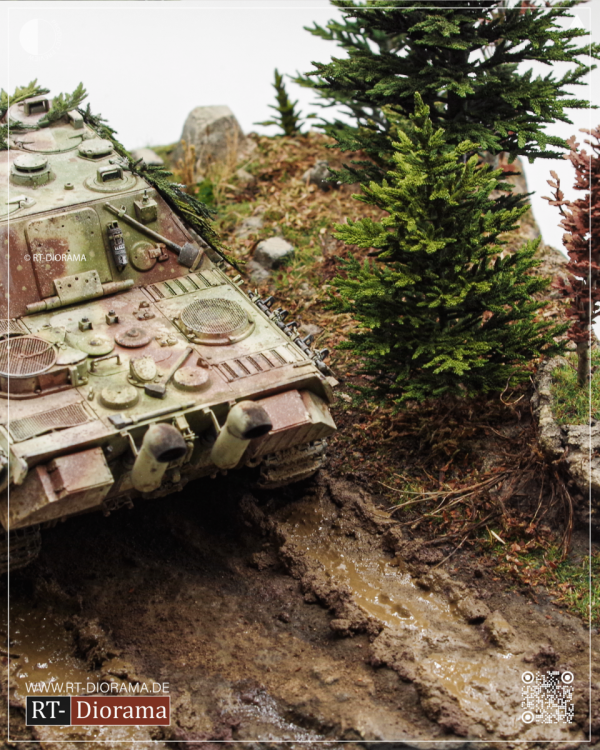 RT-Diorama 35058 “Hürtgenwald” - Scenic Base 1/35