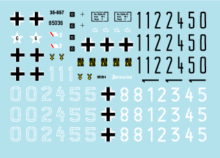 Star Decals 35-857 German Tanks in Italy 6 1/35