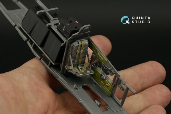 Quinta Studio QD32145 P-51D Mustang 3D-Printed &amp; coloured Interior on decal paper (Zoukei-Mura SWS) 1/32