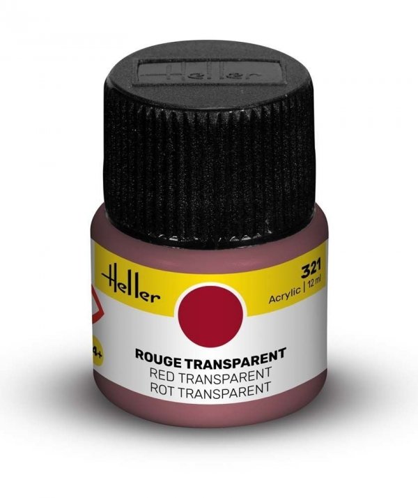 Heller 9321 321 Red Transparent 12ml