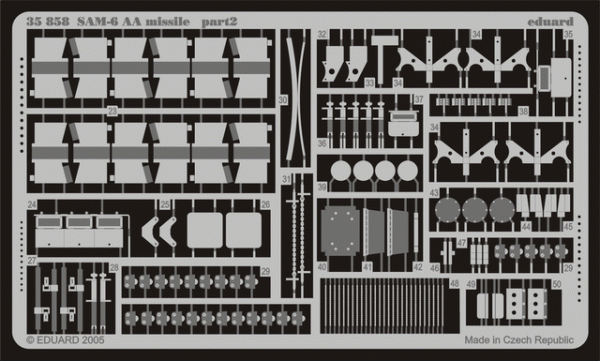 Eduard 35858 SAM-6 AA missile 1/35 Trumpeter