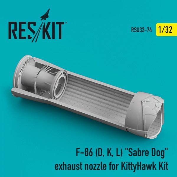 RESKIT RSU32-0074 F-86 (D, K, L) &quot;SABRE DOG&quot; EXHAUST NOZZLE FOR KITTYHAWK KIT 1/32