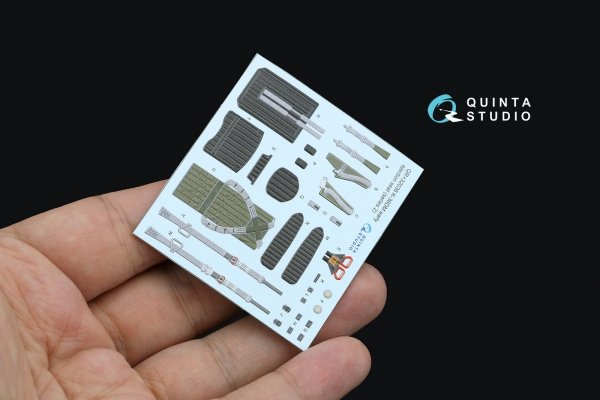 Quinta Studio QR+32038 K-36DM Series2 (early) ejection seat (for MiG-29, MiG-31, Su-27, Su-33 aircraft until 2007) (All kits) 1/32