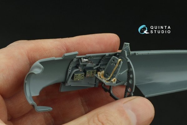 Quinta Studio QD48493 A6M2 Zero Nakajima Production 3D-Printed coloured Interior on decal paper (Eduard) 1/48