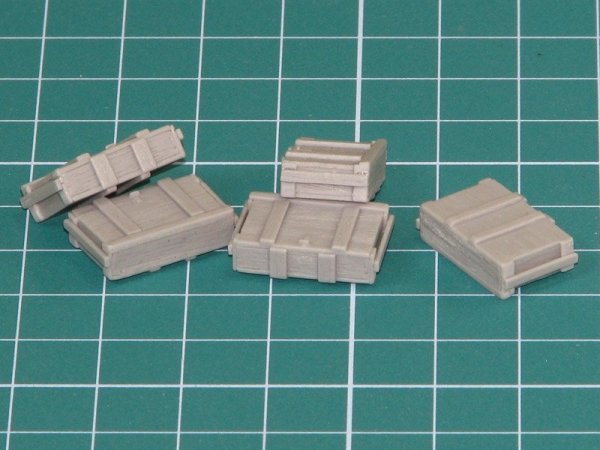 Eureka XXL E-015 Wooden Ammo Boxes for 7.5 cm Kw.K.37/Stu.K.37 L/24 1:35