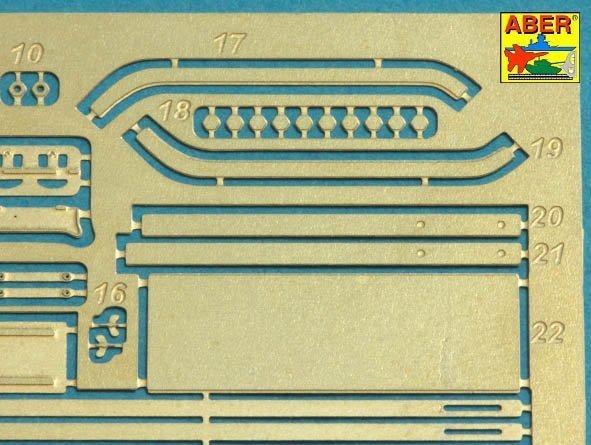 Aber 35L-225 Set of barrels for German Heavy Tank MAUS (1:35)
