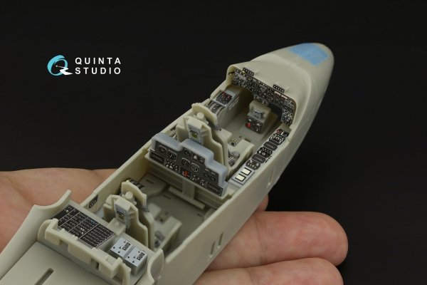 Quinta Studio QD32078 OV-10A (USN version) 3D-Printed &amp; coloured Interior on decal paper (KittyHawk) 1/32