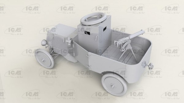 ICM 35670 Model T RNAS Armoured Car with WWI British Tank Crew 1/35