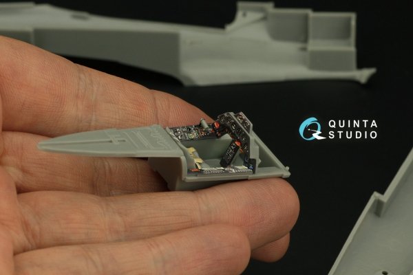 Quinta Studio QD48316 Fw 190A-4 3D-Printed &amp; coloured Interior on decal paper (Hasegawa) 1/48
