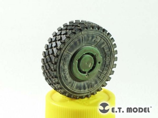 E.T. Model ER35-063 Modern U.S. MK.23 MTVR Cargo Truck Weighted Road Wheels For TRUMPETER 1/35