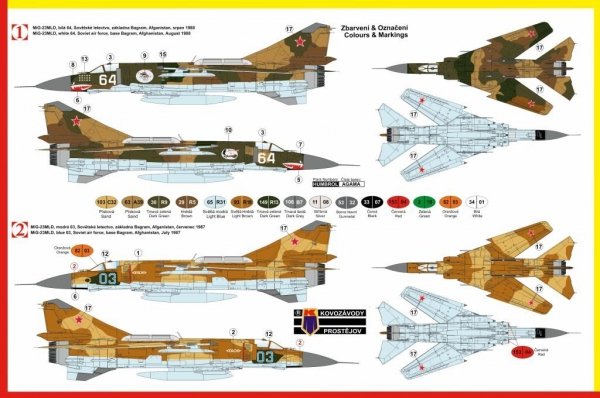 Kovozavody Prostejov KPM0070 MiG-23MLD „Afgan Warrior“ 1/72