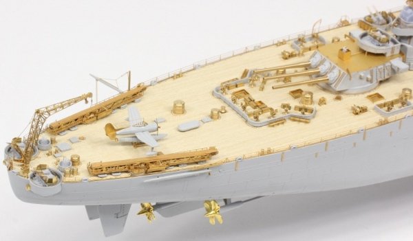 Pontos 37034FB USS BB-63 Missouri 1945 Advanced Detail Up Set for Hobbyboss Kit (Deck Blue 20B stained wooden deck) 1/350