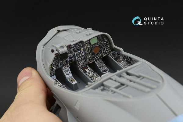 Quinta Studio QD32107 A-6E TRAM Intruder 3D-Printed &amp; coloured Interior on decal paper (Trumpeter) 1/32
