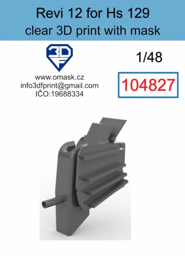 Omask 104827 Revi 12 for Hs 129 1/48