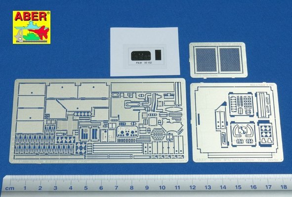 Aber 35152 Amerykanski niszczyciel czolgow M-10 cz.2 wnetrze (ACA) (1:35)