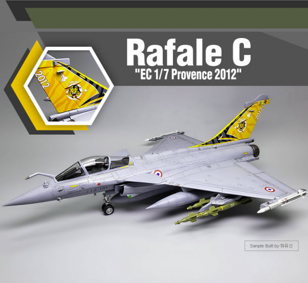 Academy 12346 Rafale C &quot;EC 1/7 Provence 2012&quot; 1/48