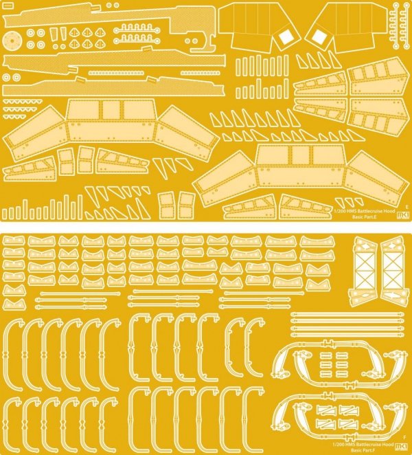 MK1 Design MD-20016 HMS Hood Value Pack 1/200