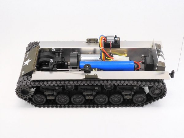 Tamiya 56048 Sherman 105mm Howitzer Mechanical Steering System RC Model 1/16