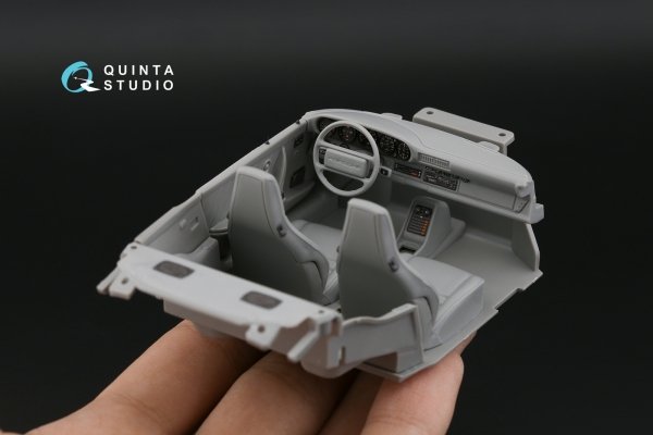 Quinta Studio QD24005 Porsche 911 Carrera 3.2 3D-Printed &amp; coloured Interior on decal paper (Revell) 1/24