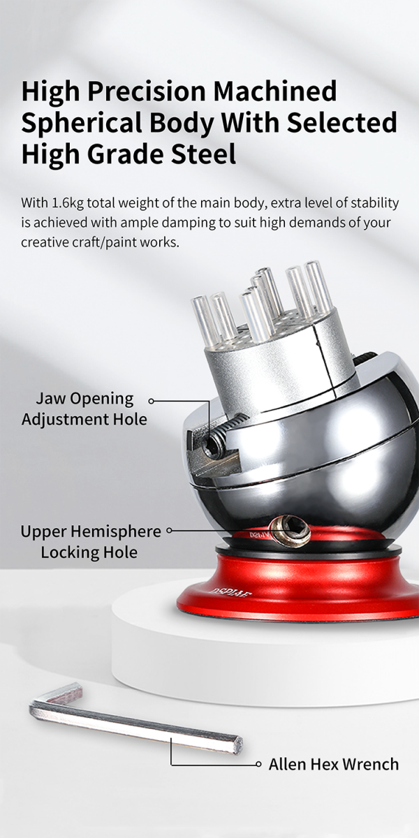 DSPIAE AT-SV Omnidirectional Spherical Vise