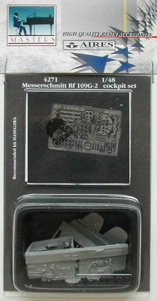 Aires 4271 Bf 109G-2 cockpit set 1/48 Hasegawa