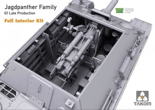 Takom 2106 JAGDPANTHER G1 GERMAN TANK DESTROYER LATE PRODCTION 1/35