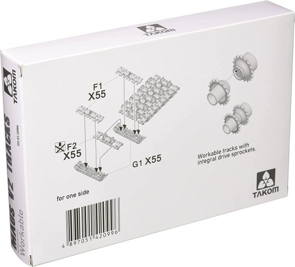 Takom 2094 Maus V2 Tracks with sprockets for Dragon kits 1/35