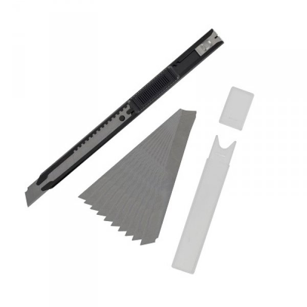 Modelcraft PKN1910 Slim Snap-Off Knife &amp; 10 Blades